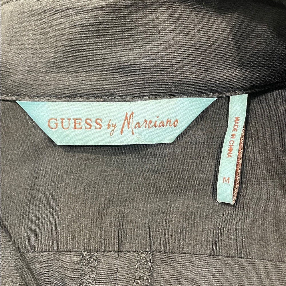 Guess by Marciano‎ Peplum Pleated Back Top Women Size M Elegant Workwear Career - Picture 6 of 7